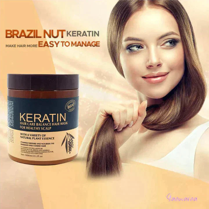 Buy 1 Get 1 FREE Keratin Hair Mask – Deep Repair & Smooth Hair Treatment (Pack of 2)
