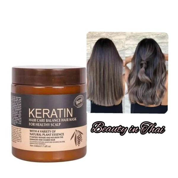 Buy 1 Get 1 FREE Keratin Hair Mask – Deep Repair & Smooth Hair Treatment (Pack of 2)